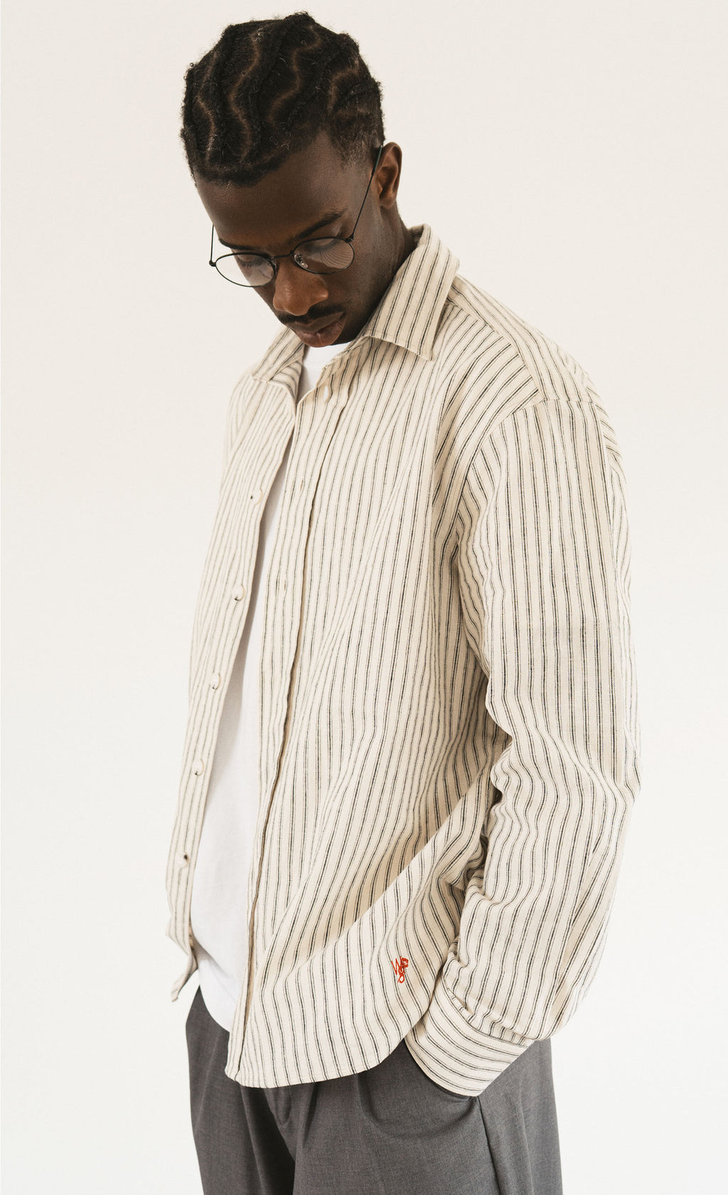 Wooden Carlos Shirt - Beige