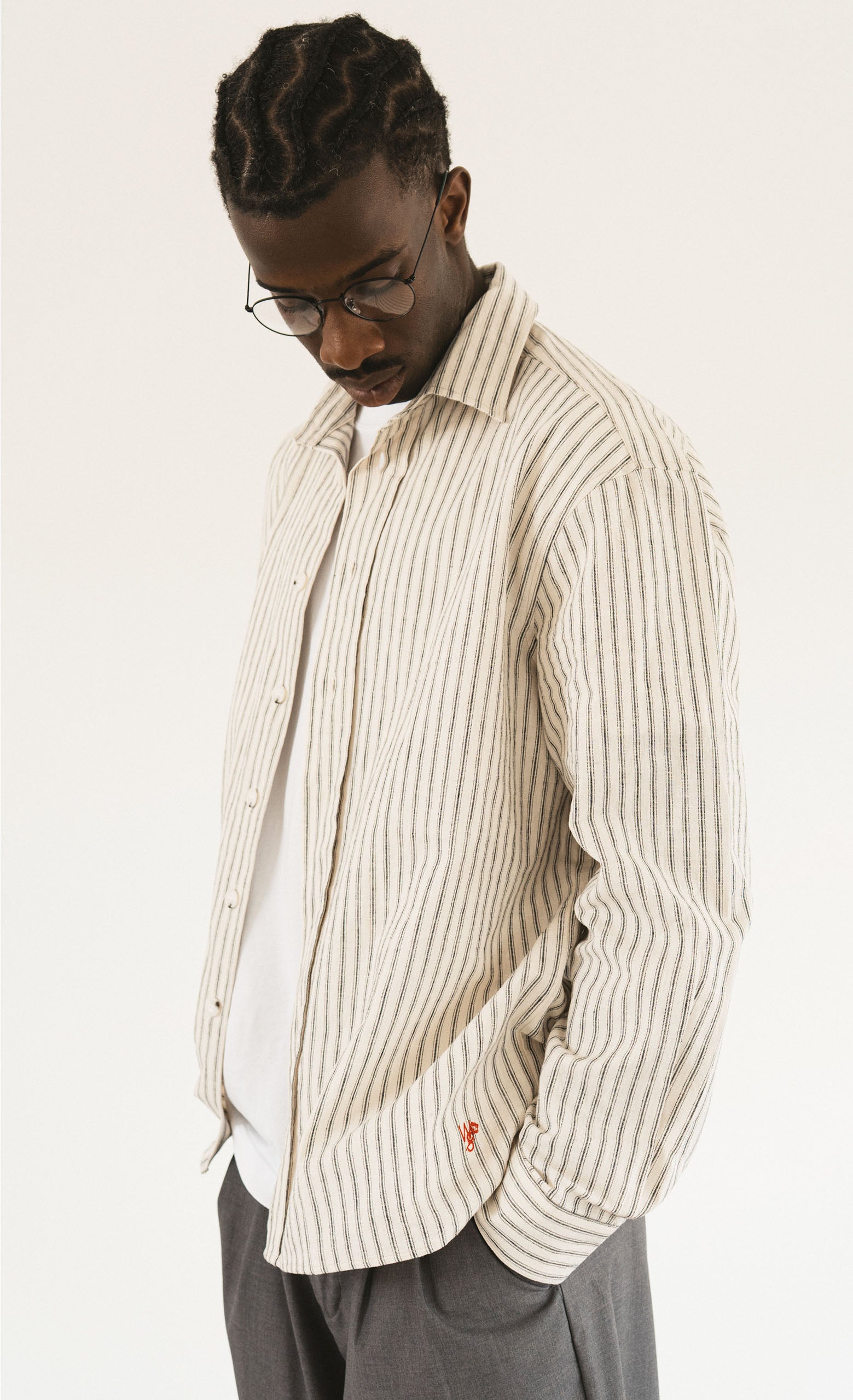 Wooden Carlos Shirt - Beige