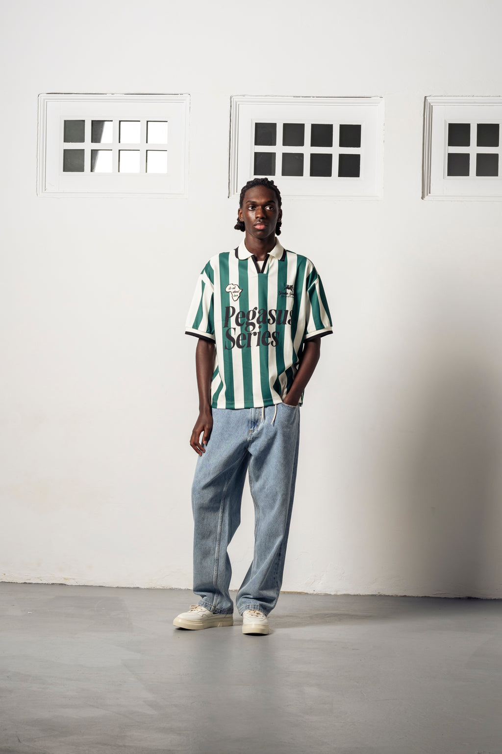 Goodies Sportive About Love Football - Green/Ecru