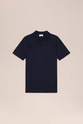 NN07 Paul Open Cotton Polo - Navy