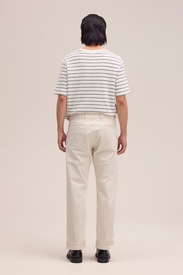 NN07 AdenStraight leg regular fit chino - Ivory
