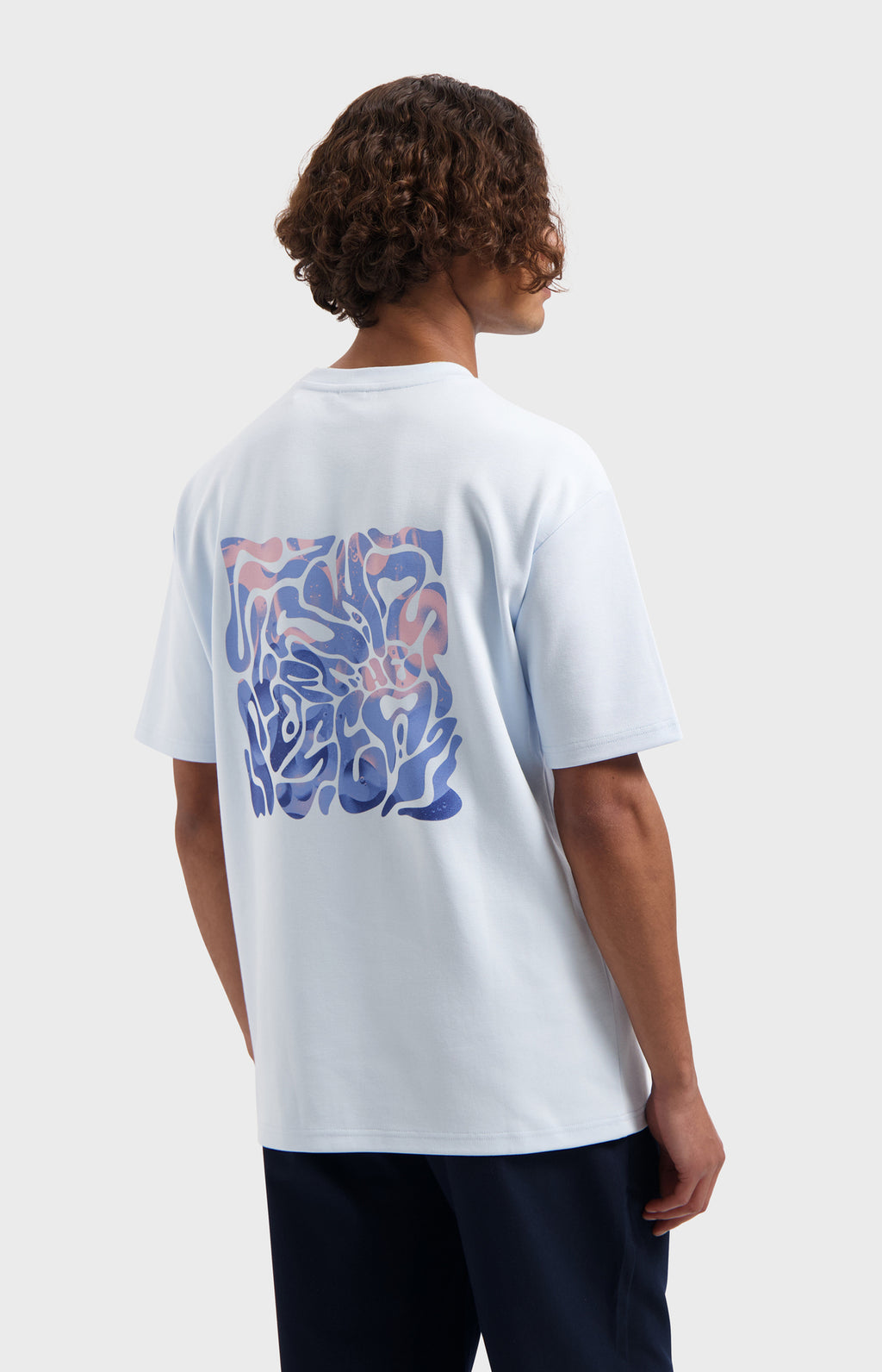 Law Of The Sea Fluid Artwork T-Shirt - Nantucket Breeze