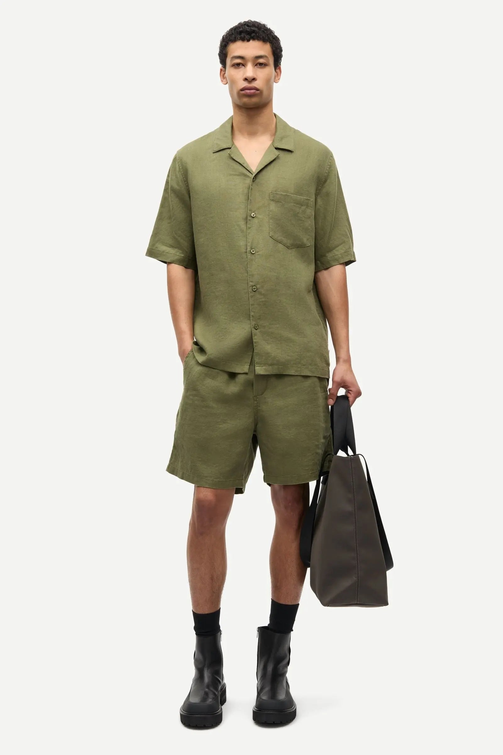 Samsøe Samsøe Oscar Shirt - Olive