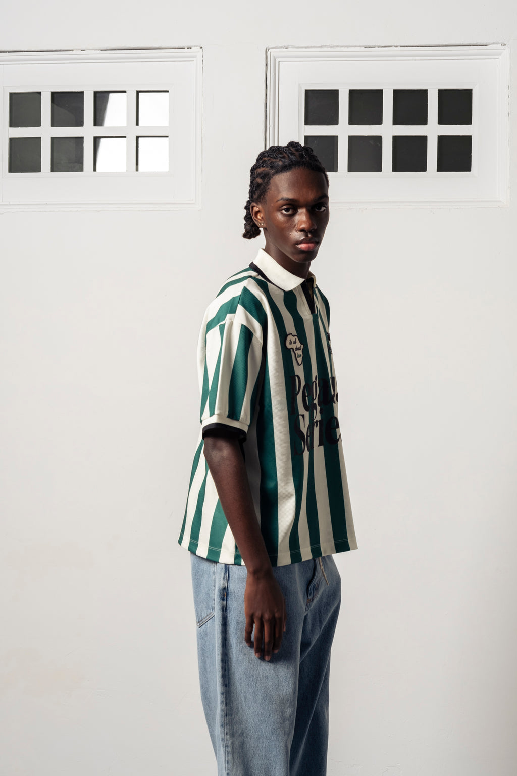 Goodies Sportive About Love Football - Green/Ecru