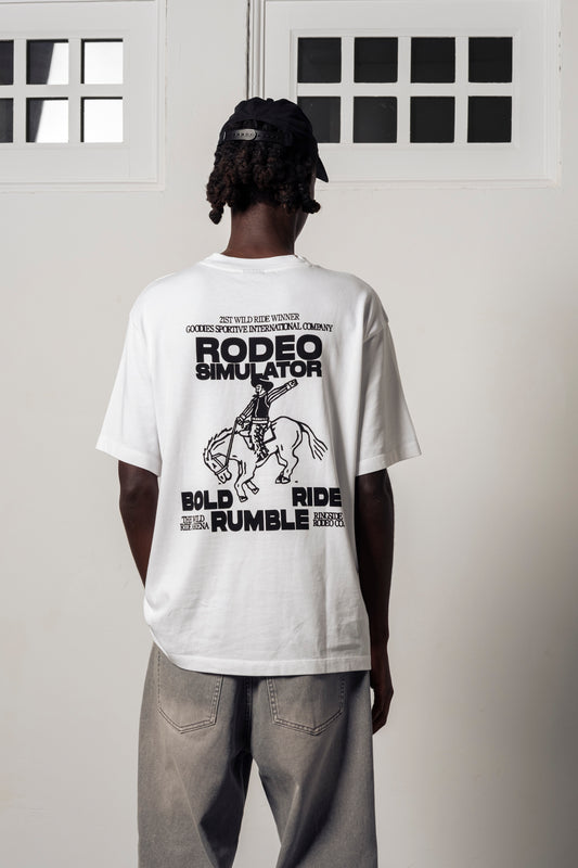 Goodies Sportive Rodeo Simulador tee - White
