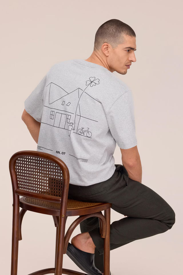 NN07 Jett T-shirt- Grey