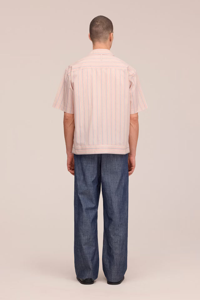 NN07 Reed Supima Cotton shirt - Pink Stripe