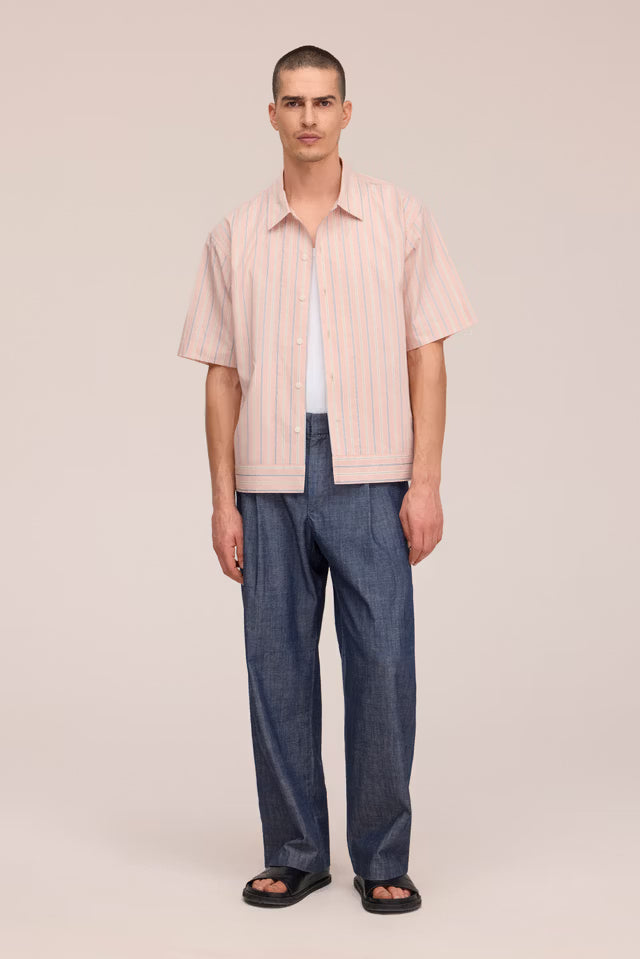 NN07 Reed Supima Cotton shirt - Pink Stripe