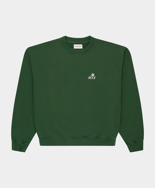 Arbor Antwerp Mini Flower Crewneck - Green