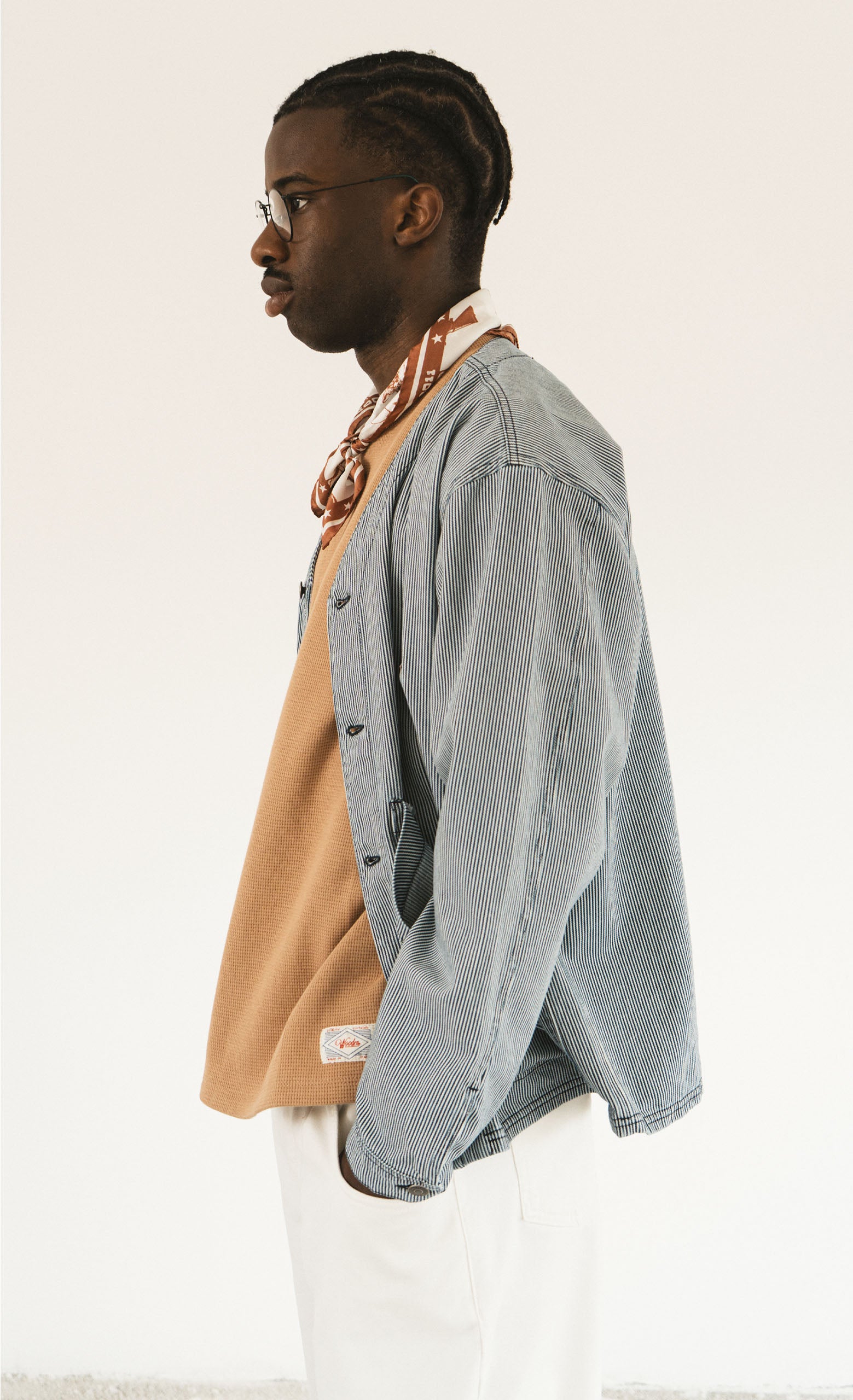 Wooden Loco Denim Righe