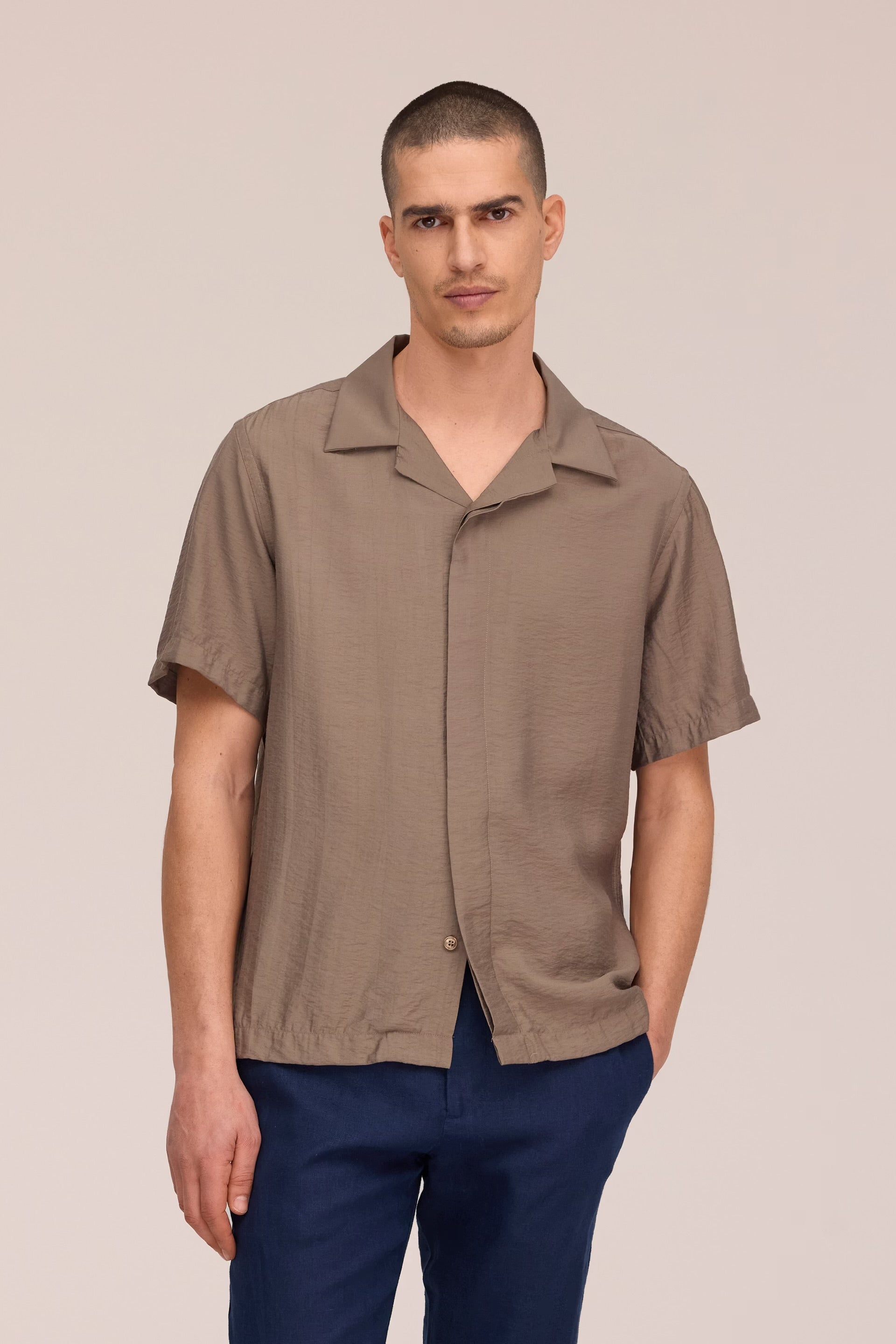 NN07 Hank SS Shirt - Clay Mirage