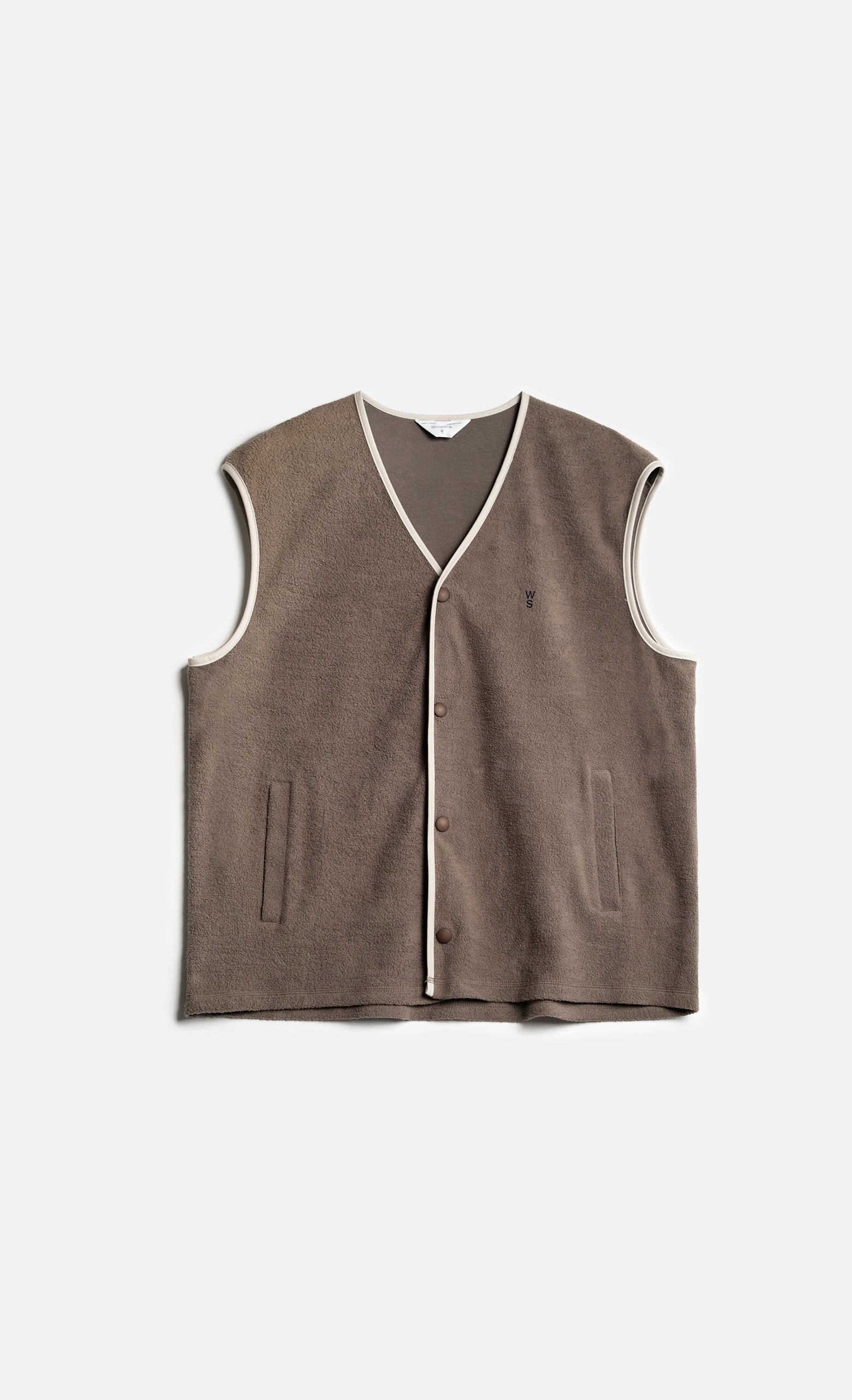 Wooden Cooper Gilet - Taupe