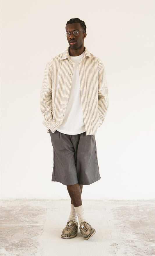 Wooden Carlos Shirt - Beige