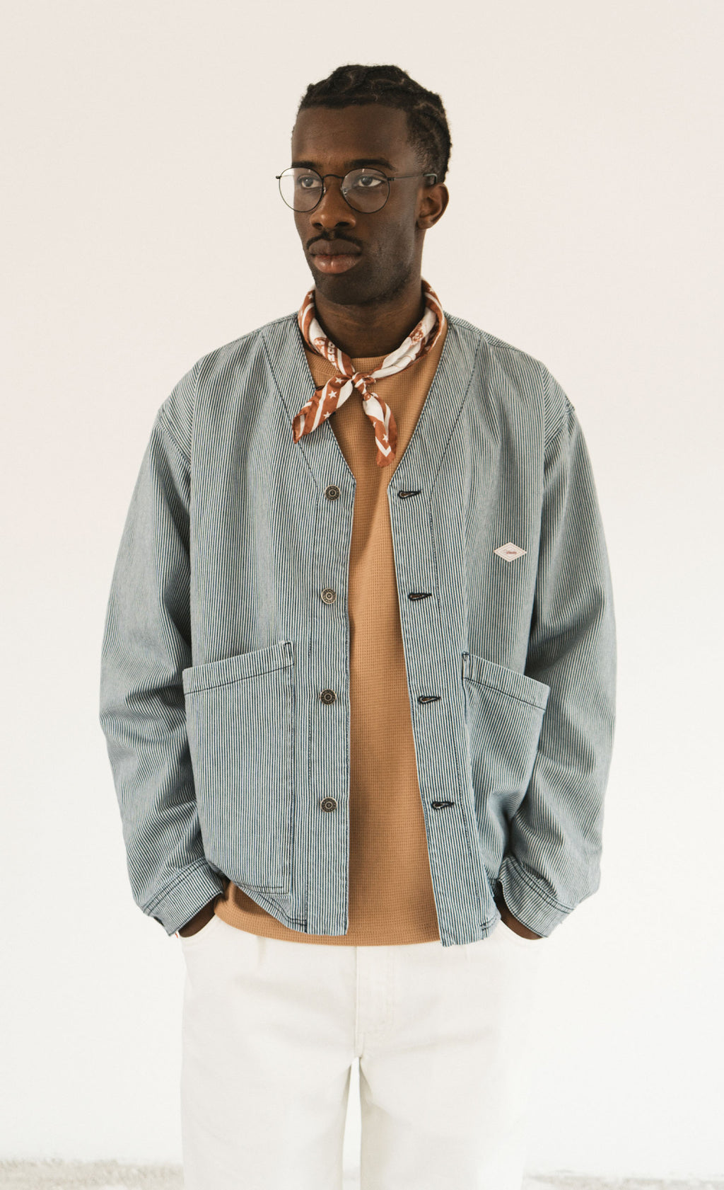 Wooden Loco Denim Righe