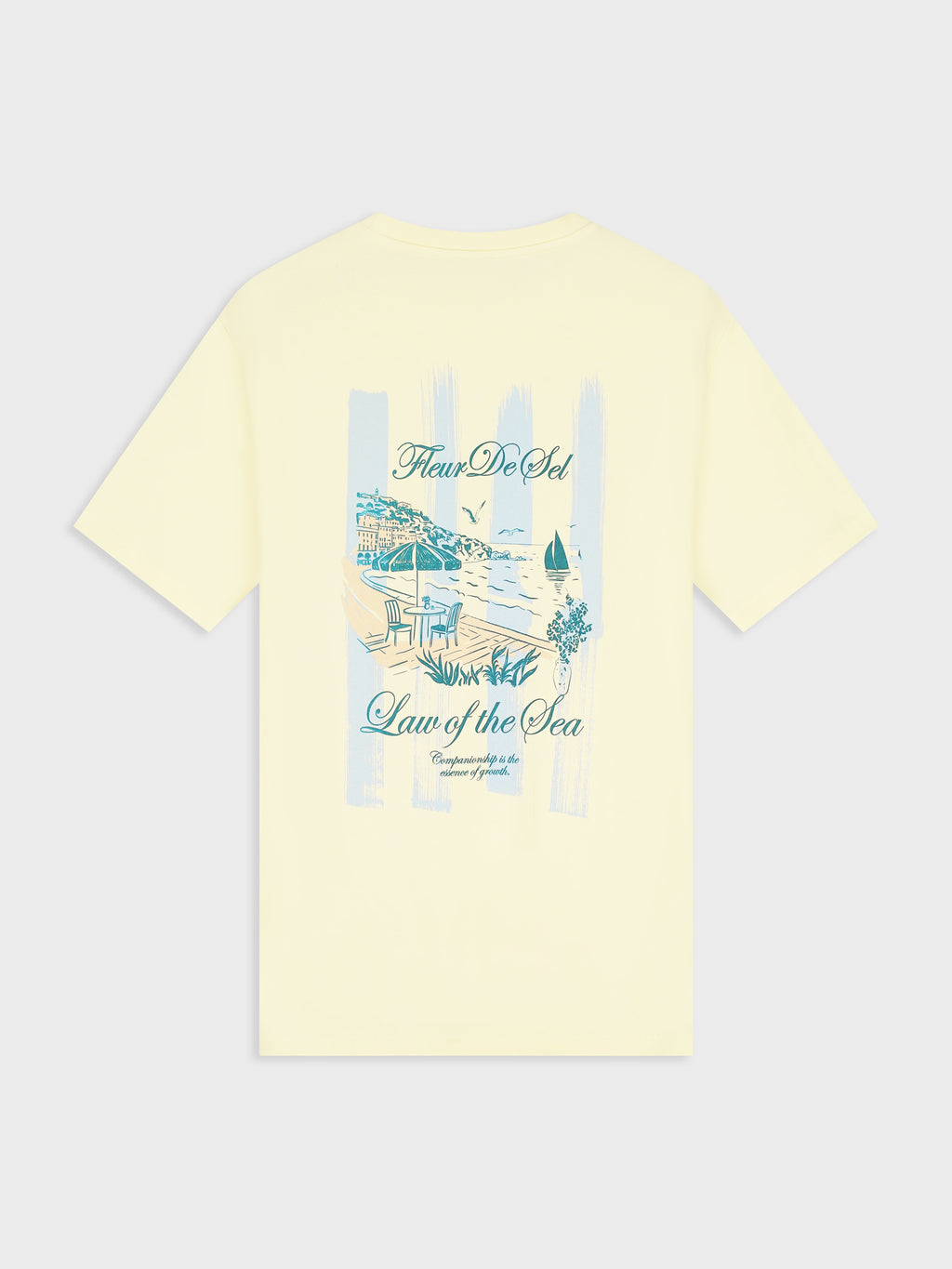 Law Of The Sea Alfresco Artwork T-Shirt - Anise Flower