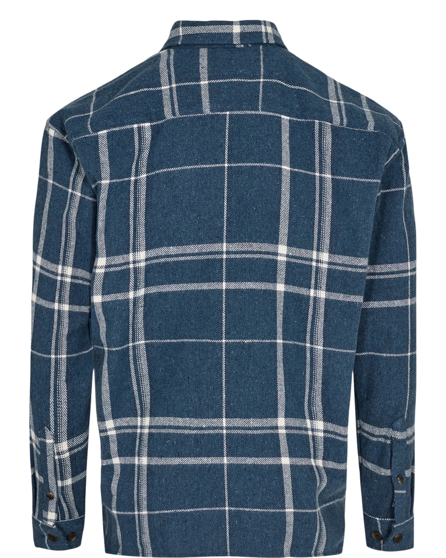 ANERKJENDT | Akoscar Check Overshirt - Indian Teal