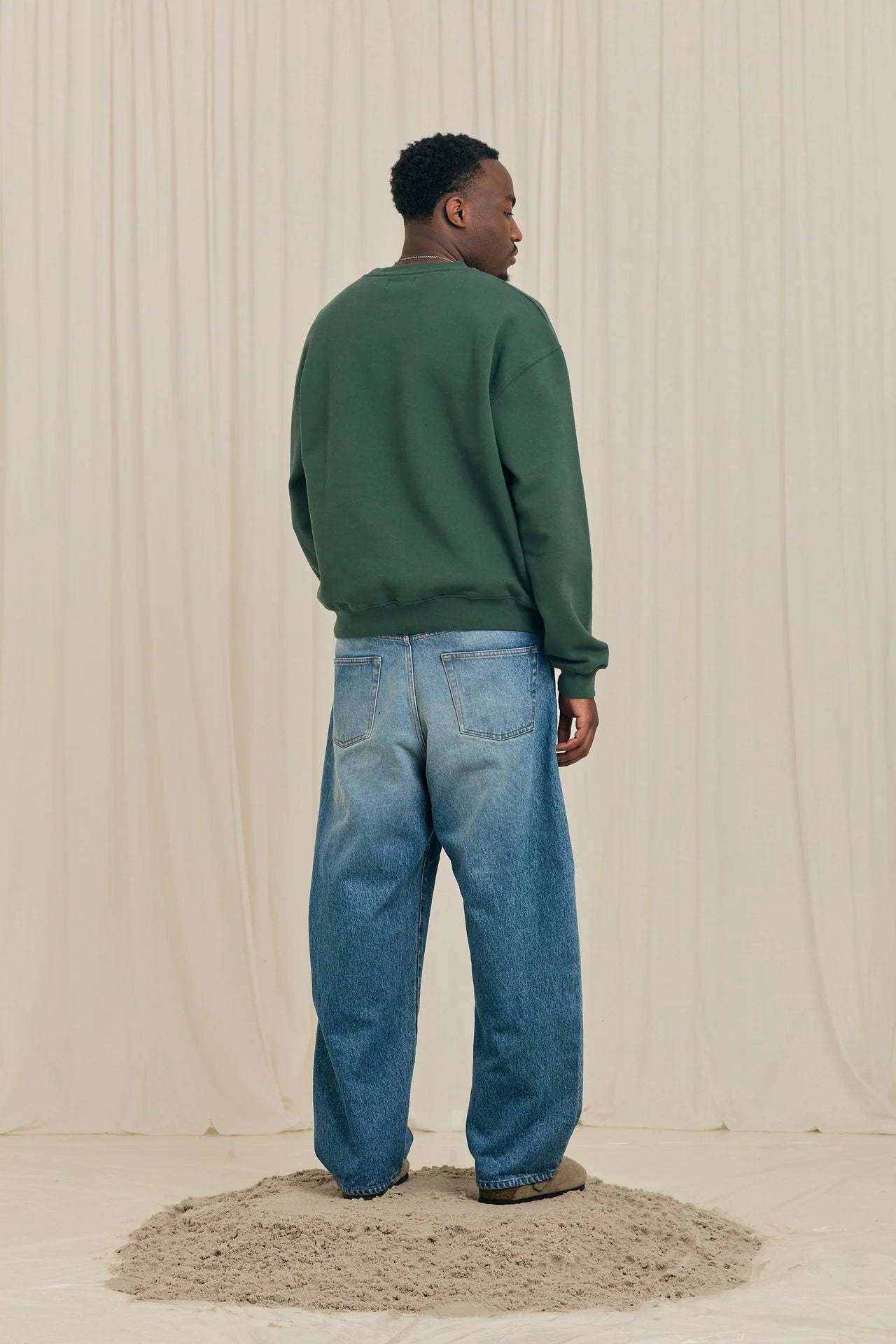 Arbor Antwerp Mini Flower Crewneck - Green