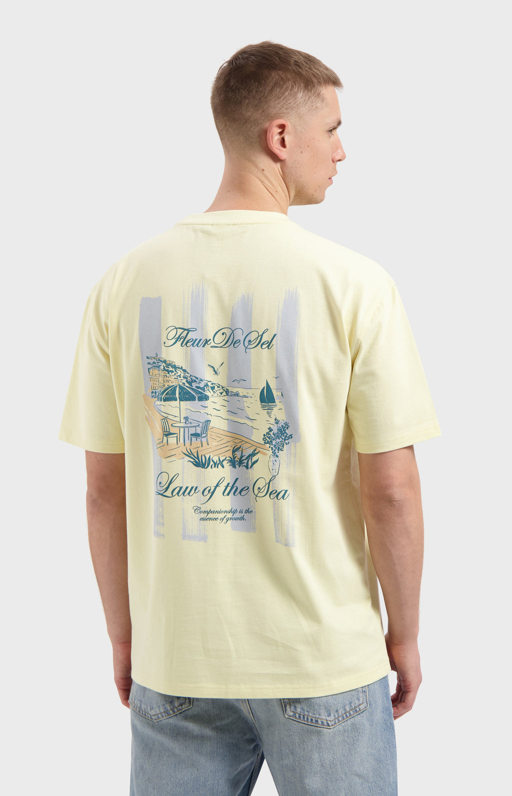 Law Of The Sea Alfresco Artwork T-Shirt - Anise Flower