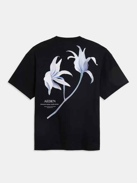 AEDEN | MISTY TEE - BLACK
