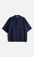 Wooden Ohio overshirt - Navy