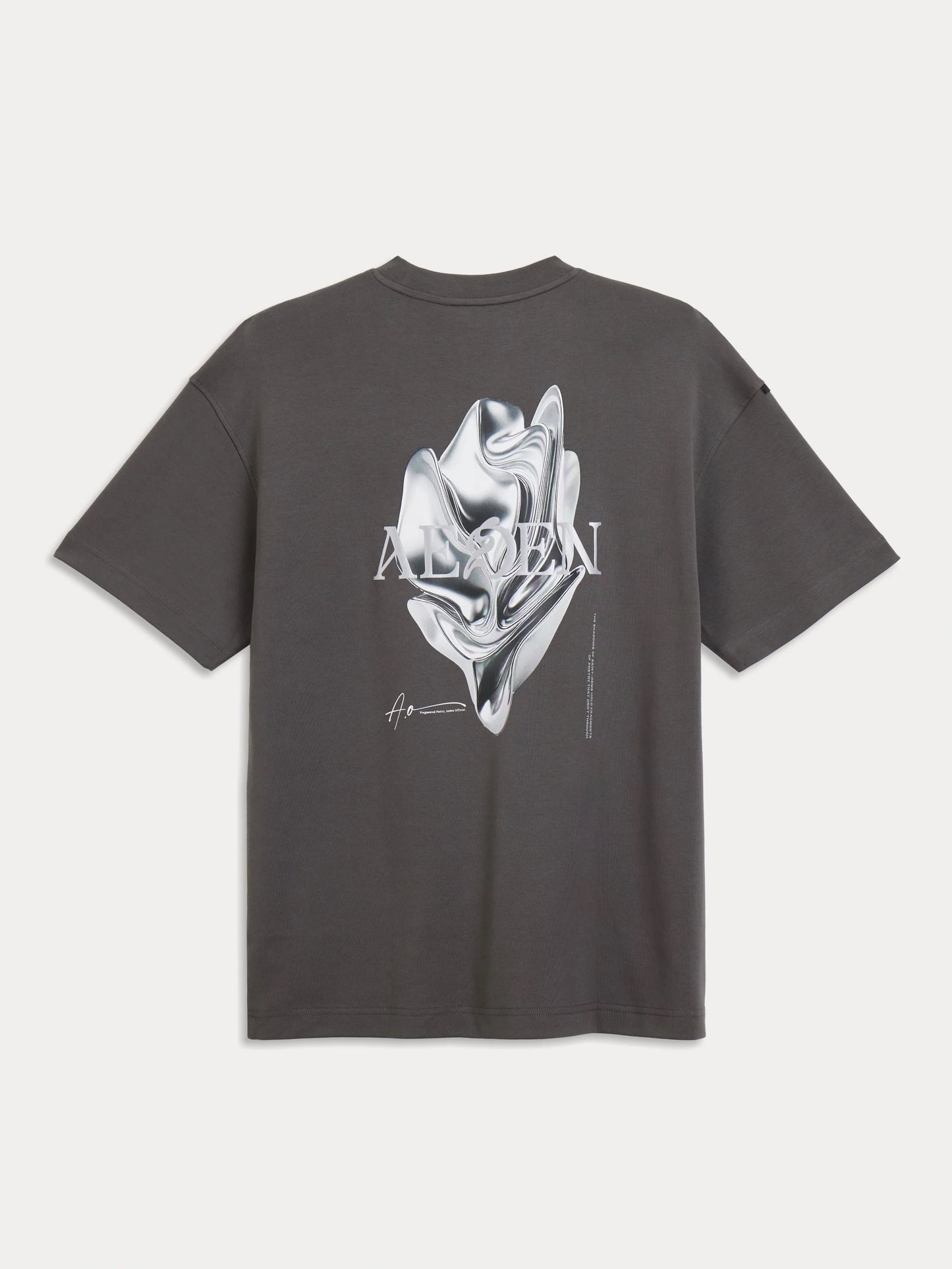 AEDEN Mickey T-Shirt - Dark Shadow