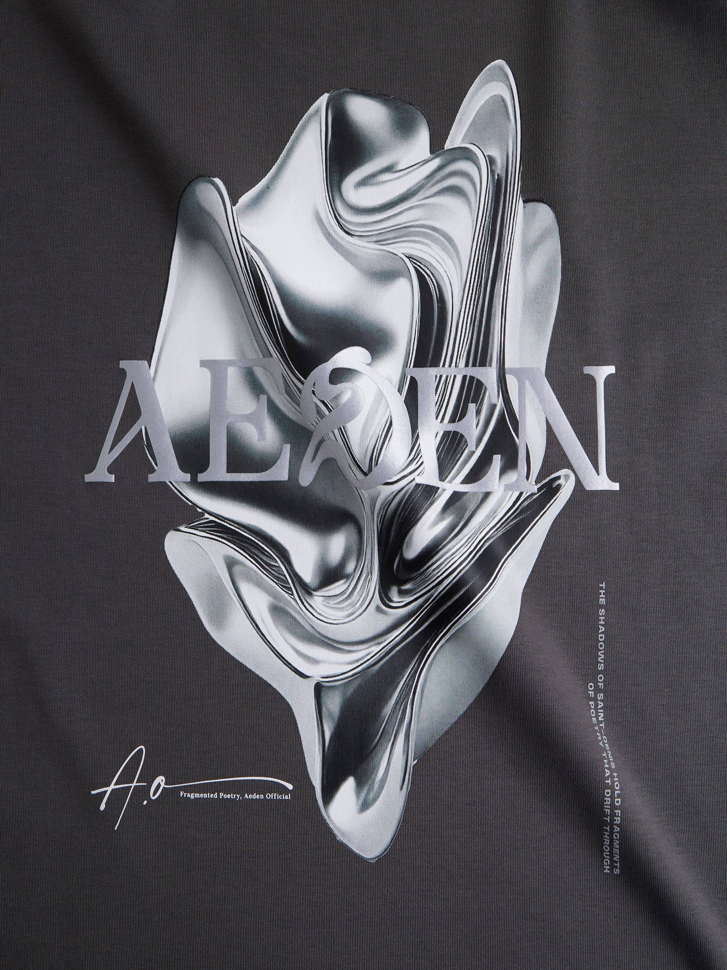 AEDEN Mickey T-Shirt - Dark Shadow