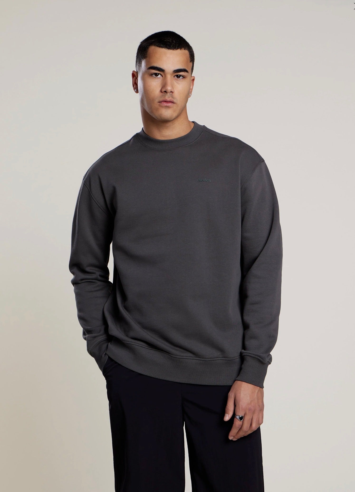 Aeden Celion Sweater - Dark Shadow