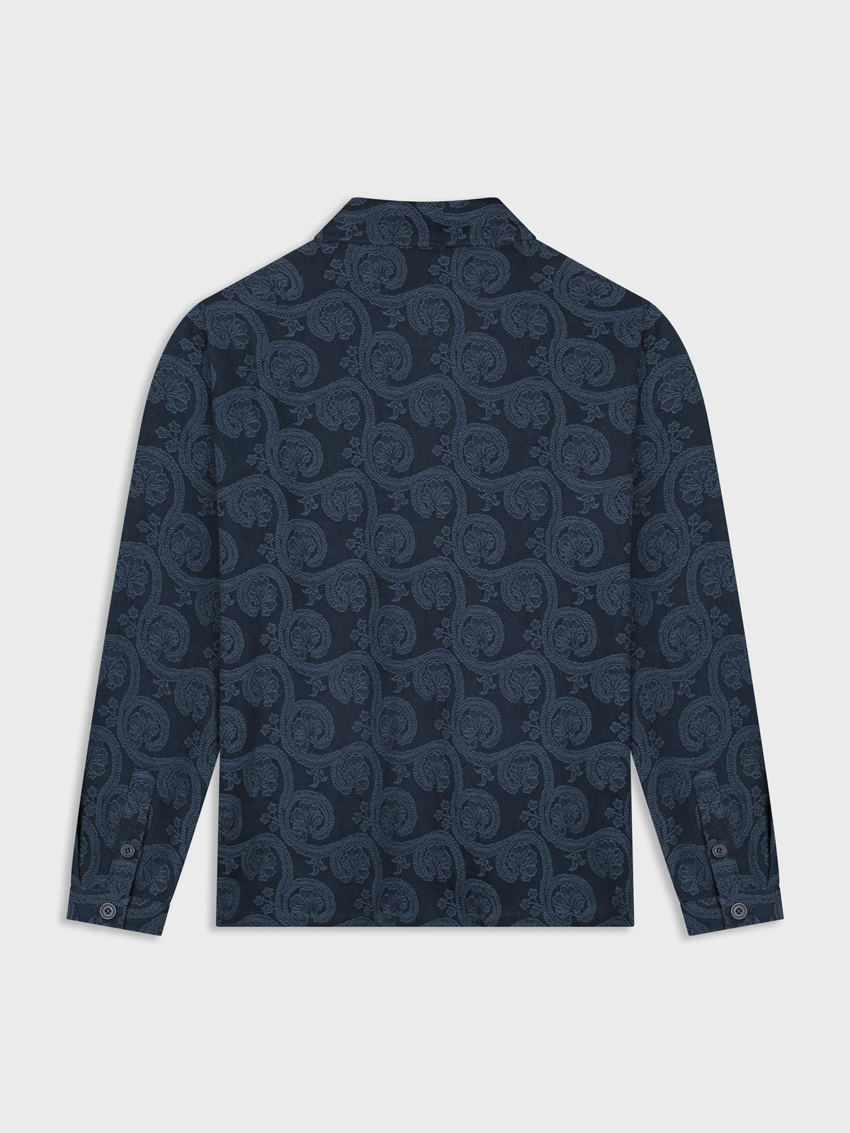 Law Of The Sea Marine Jacquard Shirt - Sky Captain – afbeelding 4