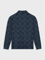 Law Of The Sea Marine Jacquard Shirt - Sky Captain – afbeelding 4