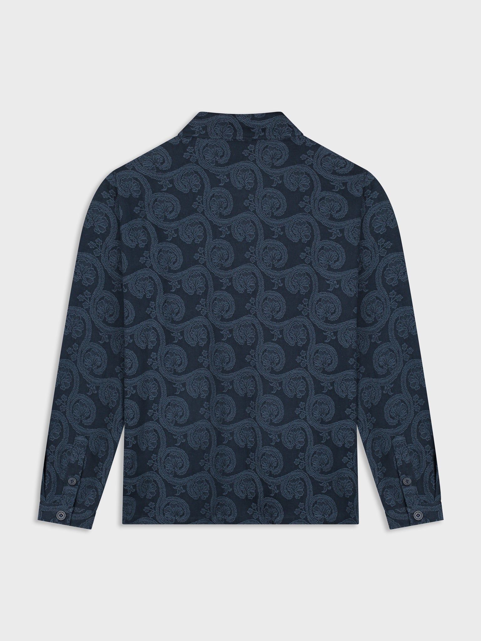 Law Of The Sea Marine Jacquard Shirt - Sky Captain