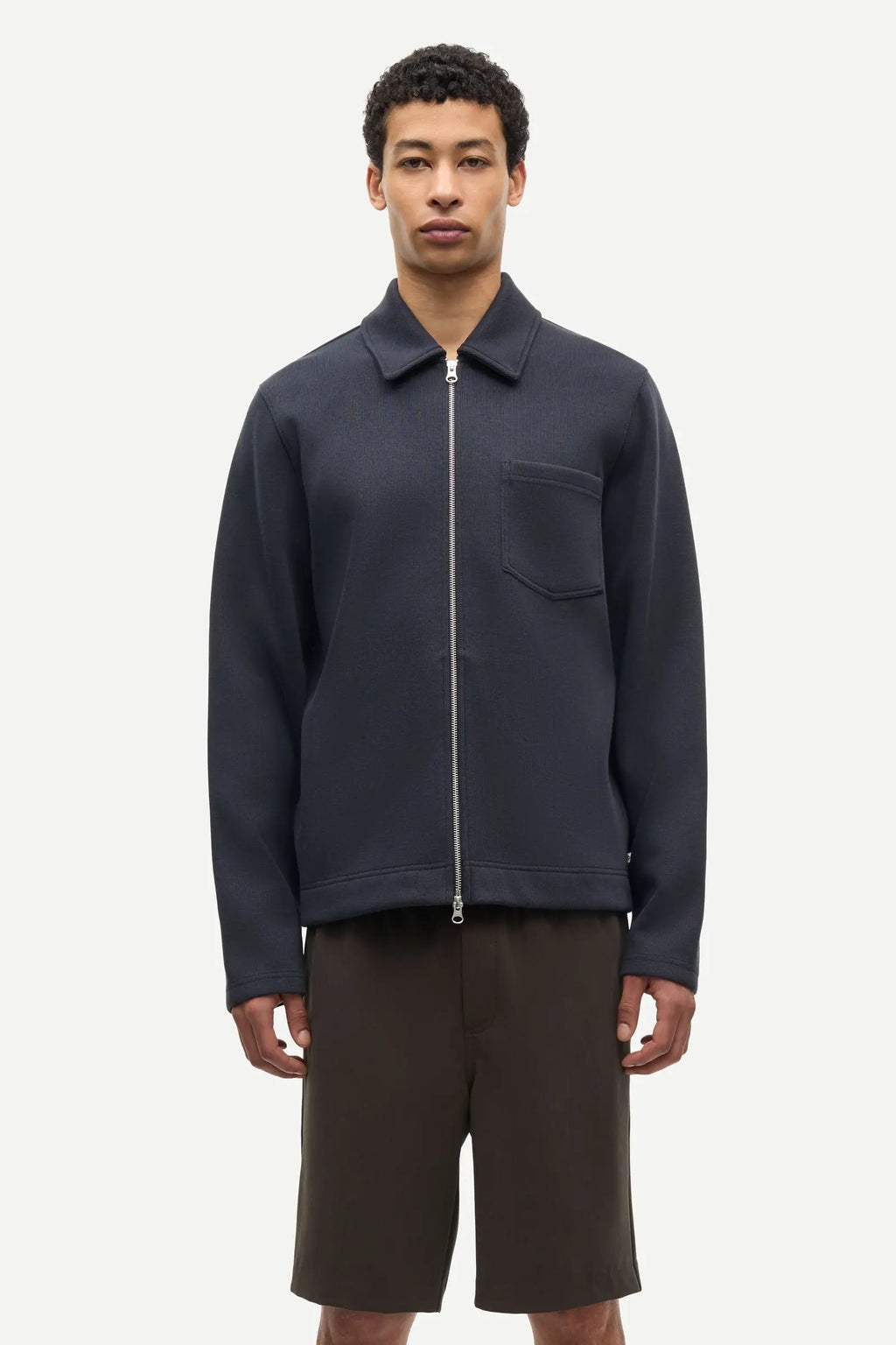 Samsøe Samsøe Sahannes Full Zip - Navy