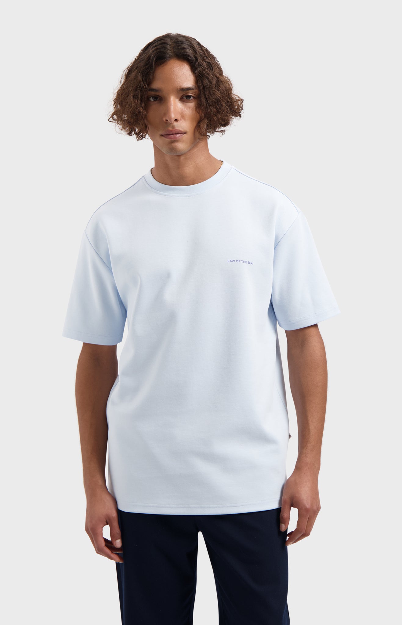 Law Of The Sea Fluid Artwork T-Shirt - Nantucket Breeze