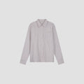 OLAF Oxford Relaxed Shirt – White / Adrenaline Rush