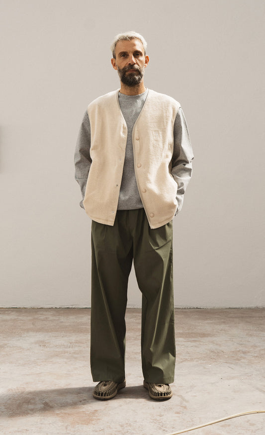 Wooden Nole Gilet - Sand