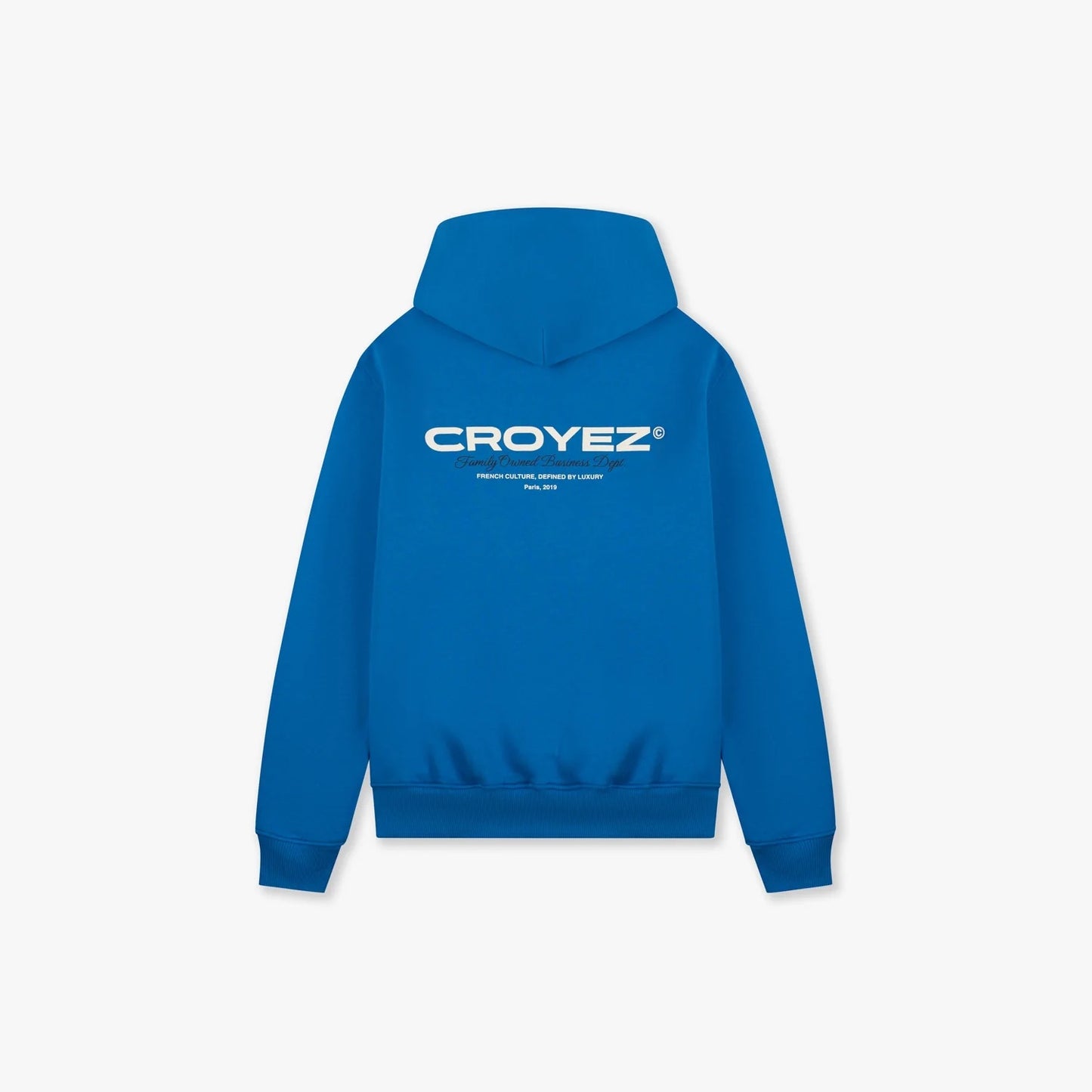 CROYEZ | FAMILY OWNED BUSINESS HOODIE - COBALT BLUE