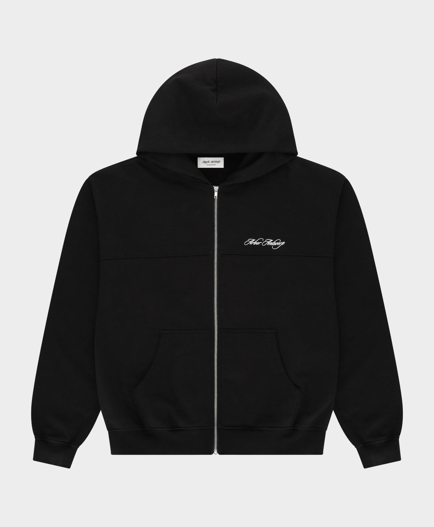 Arbor Antwerp Cursive Hoodie – Black