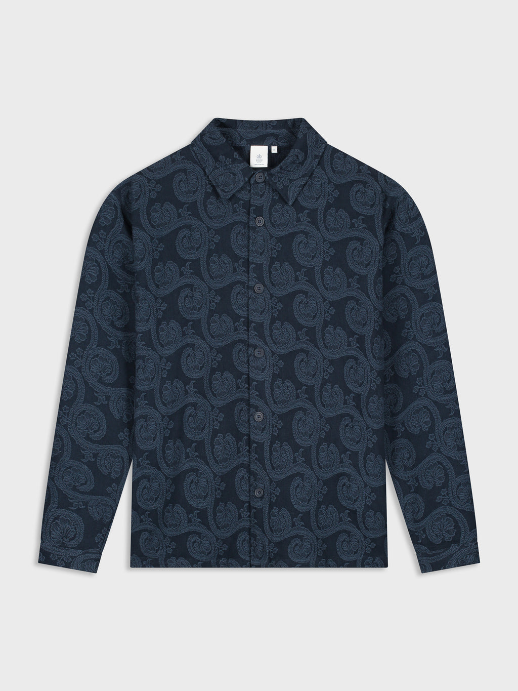 Law Of The Sea Marine Jacquard Shirt - Sky Captain