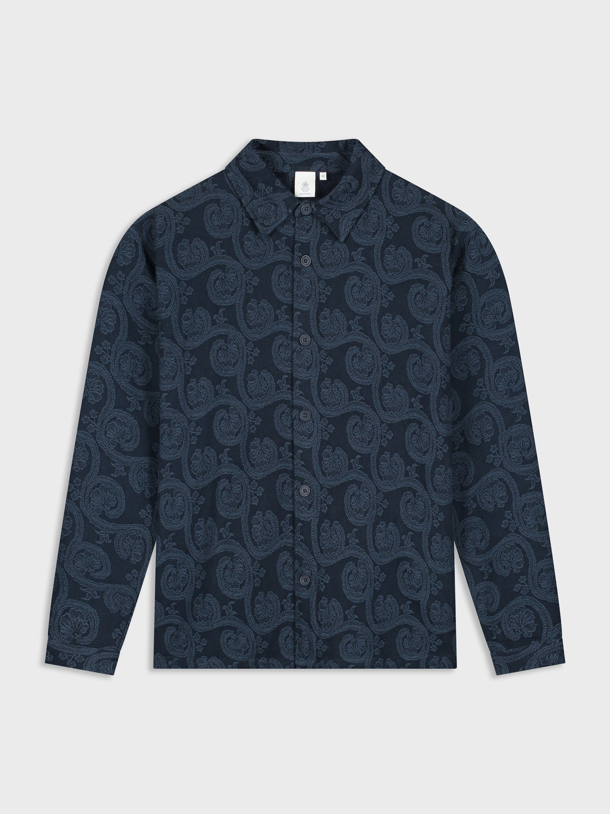 Law Of The Sea Marine Jacquard Shirt - Sky Captain – afbeelding 3