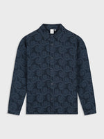 Law Of The Sea Marine Jacquard Shirt - Sky Captain – afbeelding 3