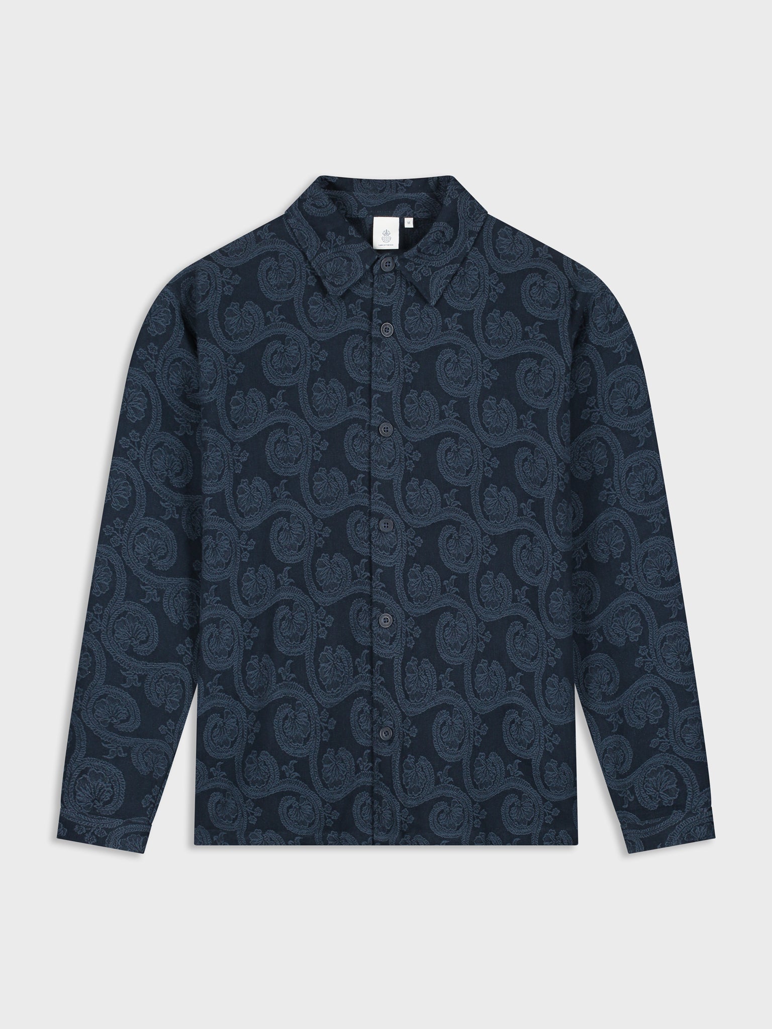 Law Of The Sea Marine Jacquard Shirt - Sky Captain