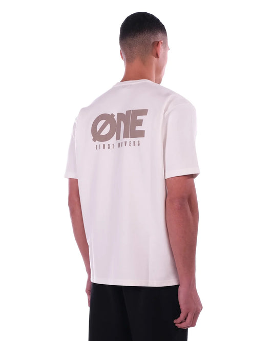 ØNE | Puff Logo Tee - Off White
