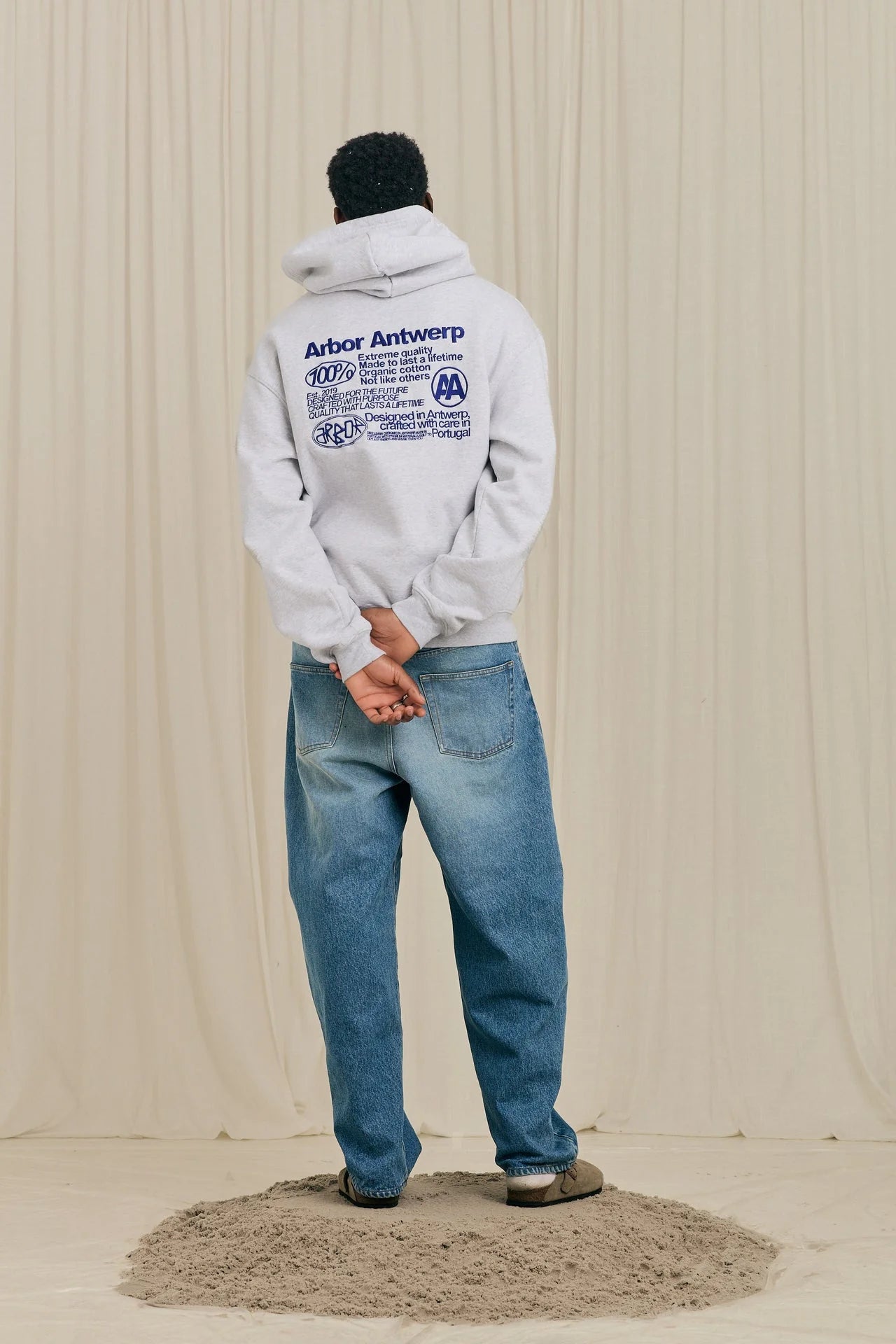 Arbor Antwerp Quality Hoodie - Grey Mel