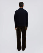 ASPESI Wool Blend Polo Shirt – Navy – afbeelding 3