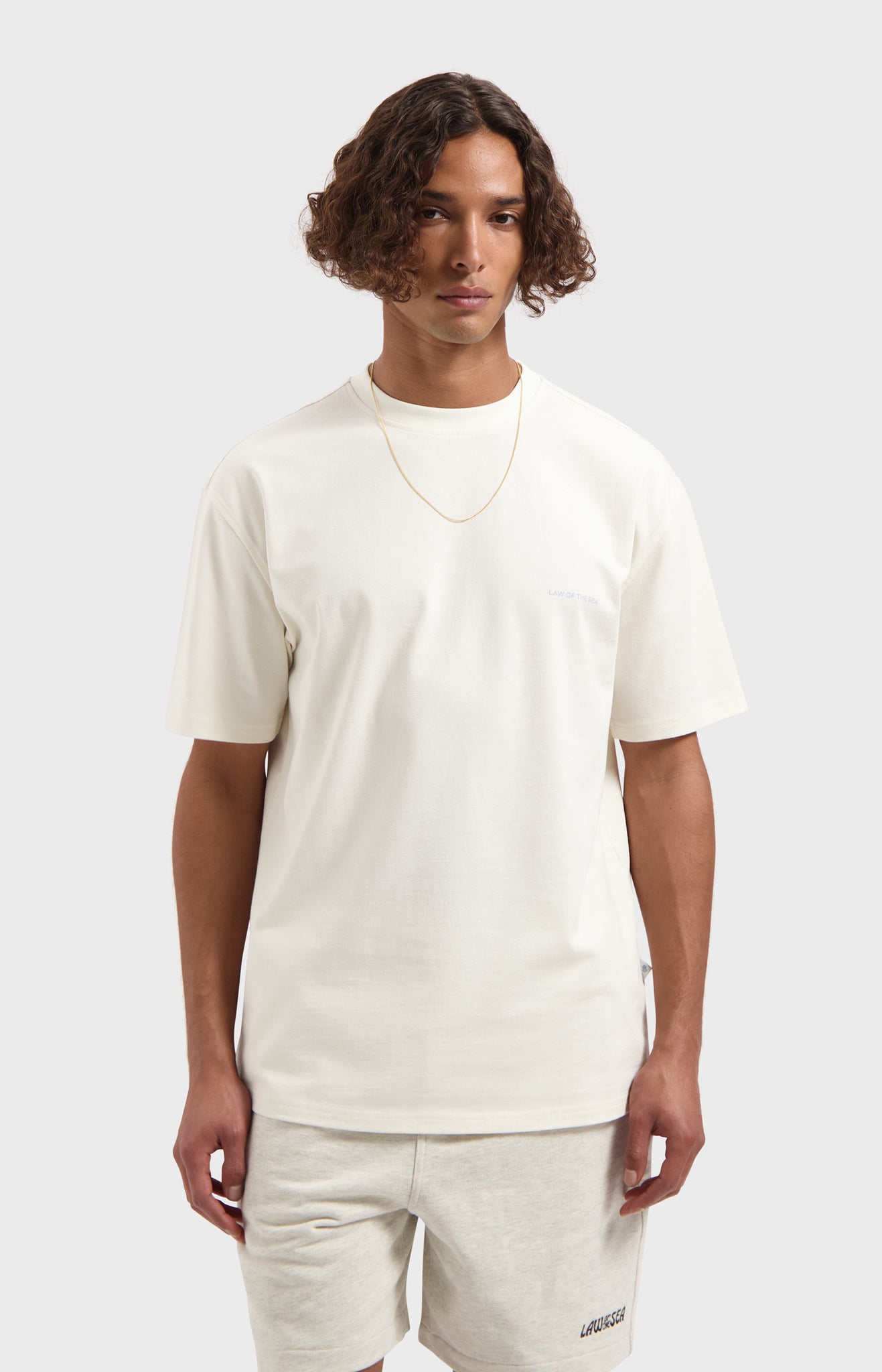 Law Of The Sea Alfresco Artwork T-shirt - White