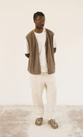 Wooden Cooper Gilet - Taupe