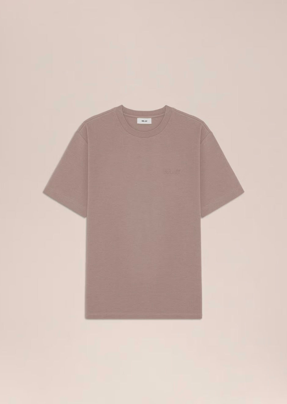 NN07 Nat Logo T-Shirt - Clay