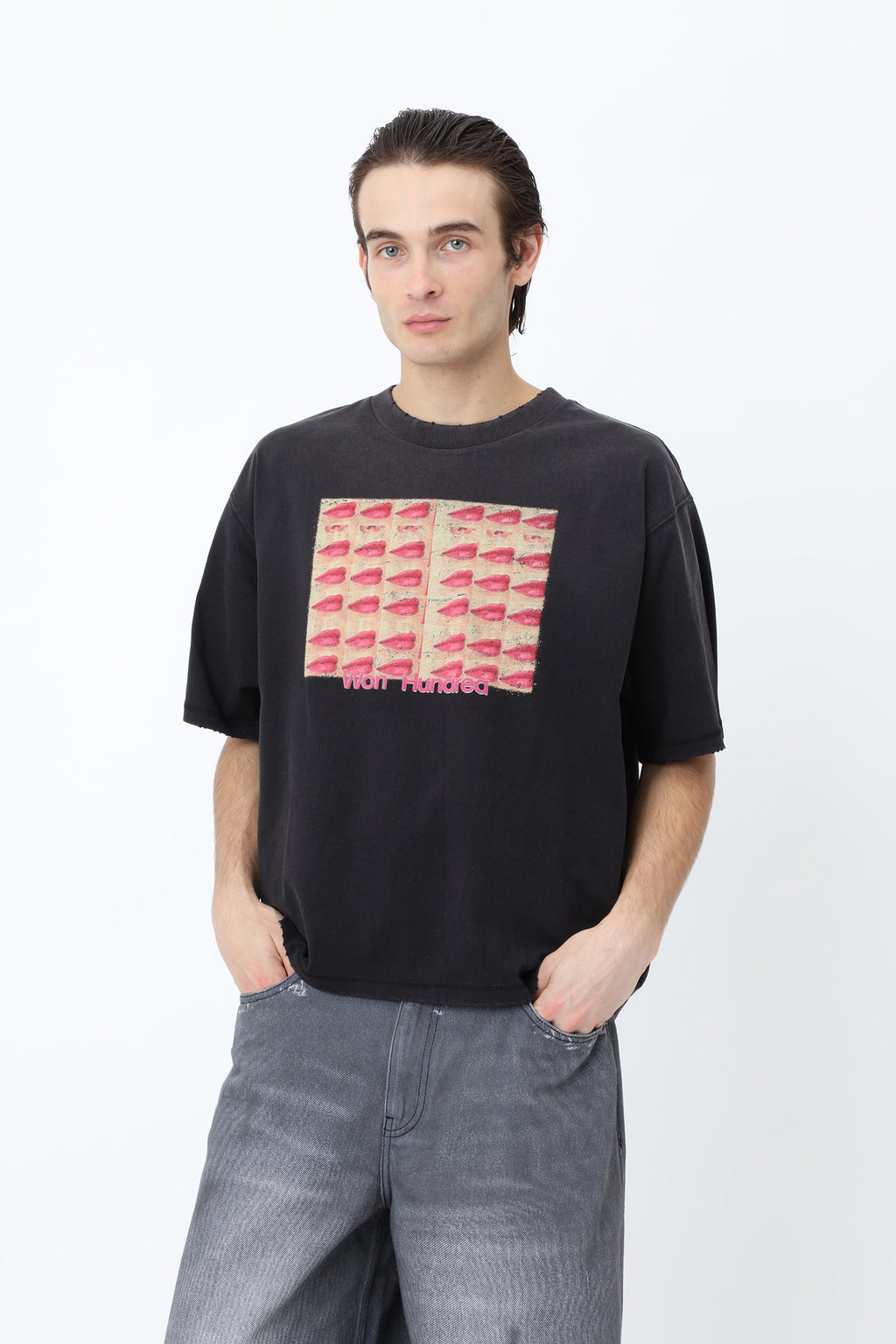 Won Hundred Houston Kisses T-Shirt – Washed Black