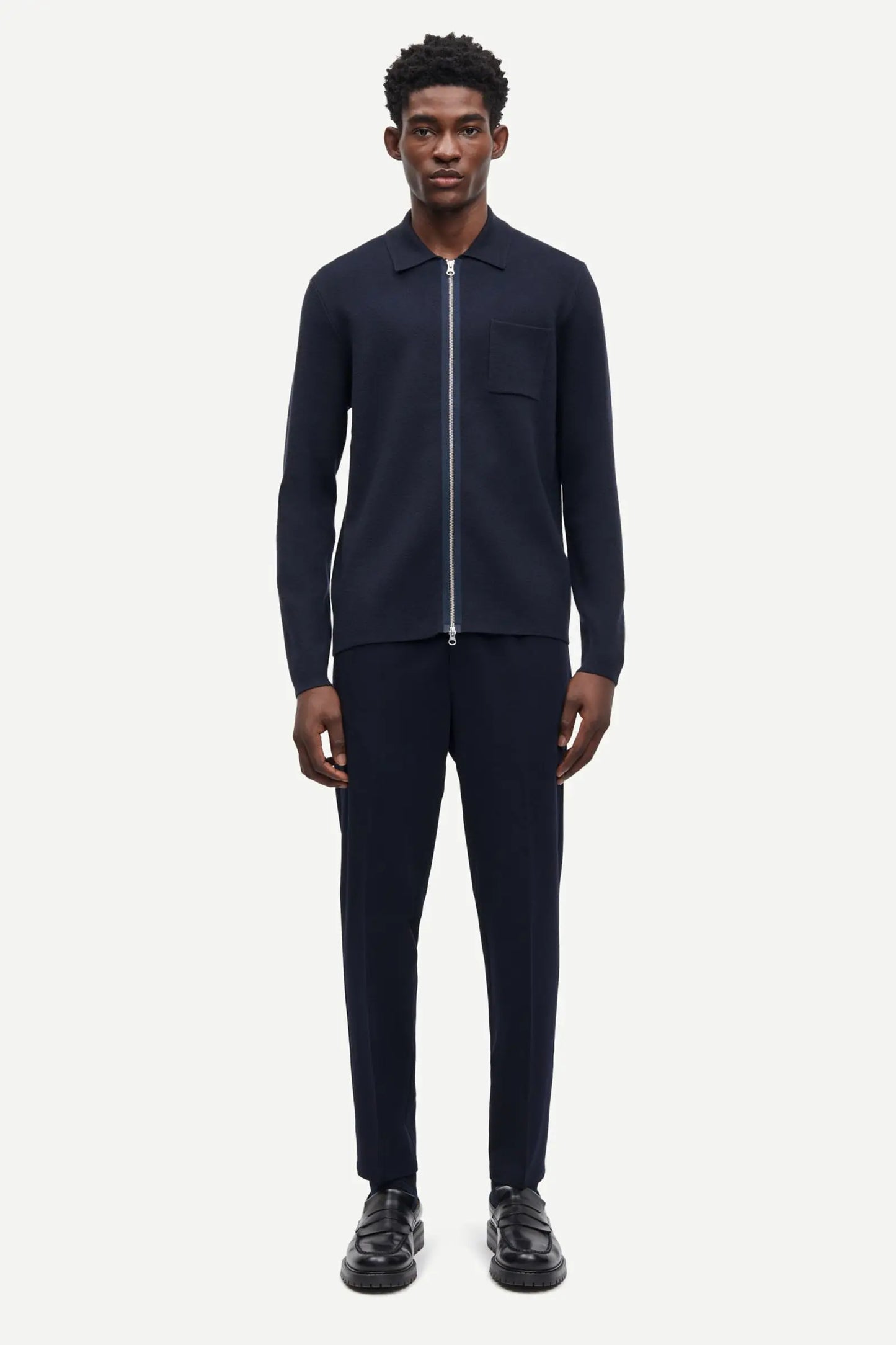 Samsøe Samsøe Smithy Trousers - Sky Captain