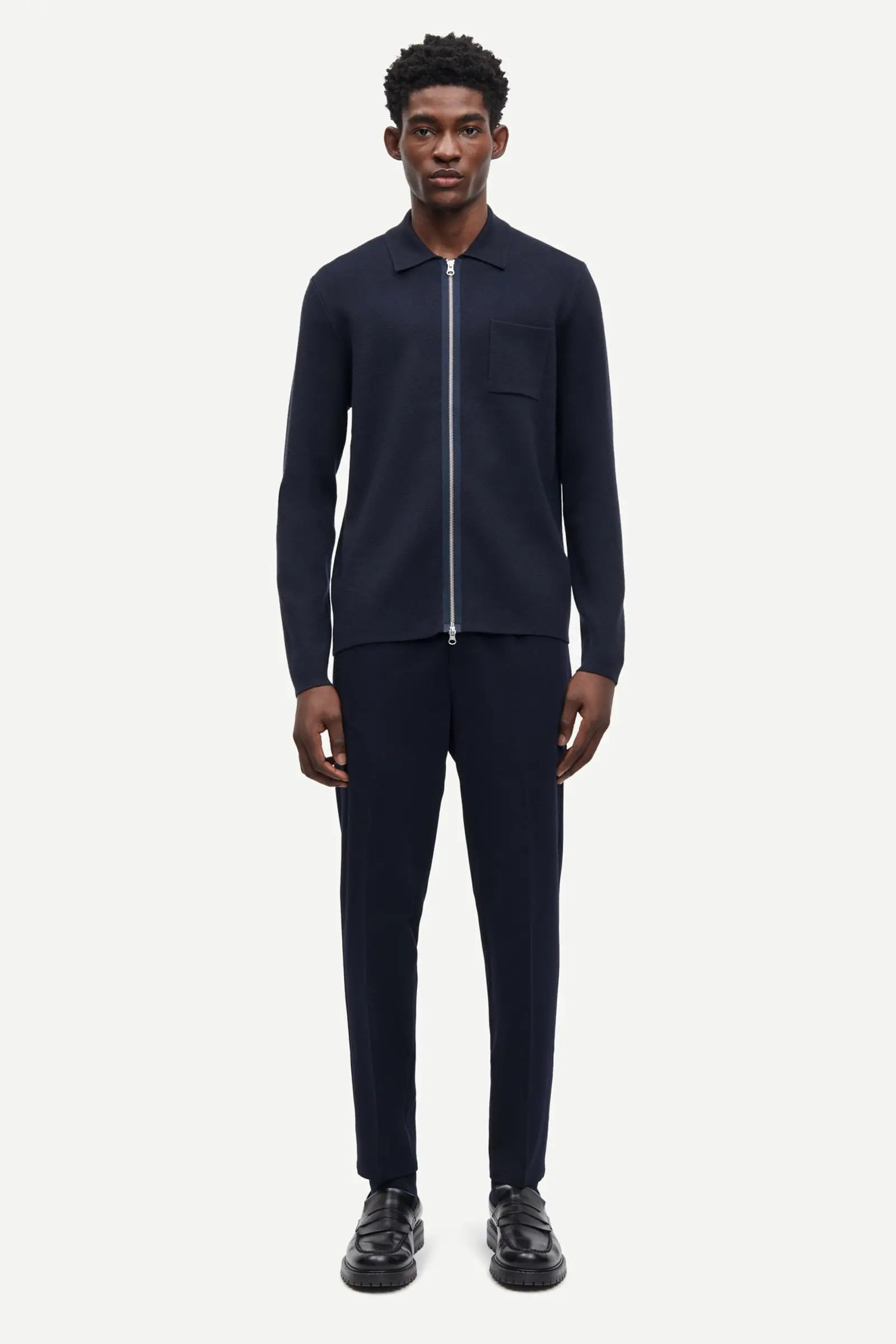 Samsøe Samsøe Smithy Trousers - Sky Captain