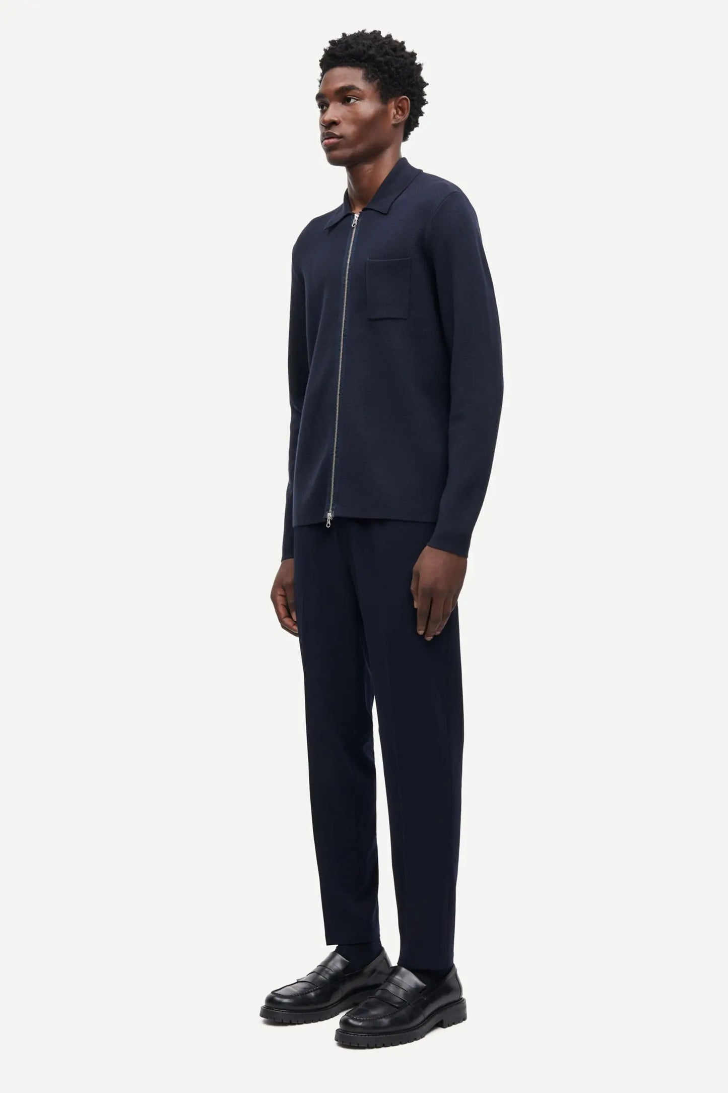 Samsøe Samsøe Smithy Trousers - Sky Captain